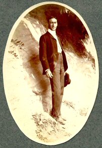 George H. Honig near the bluff at Rockport along the Ohio River