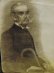 Charcoal Drawing of Distinguished Old Man with Cane