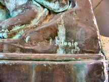 Evansville Coliseum Statues