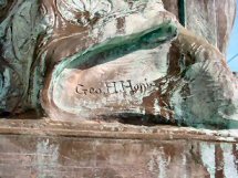 Evansville Coliseum Statues
