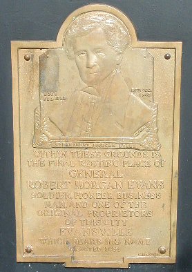 Oakhill Cemetery - Robert Evans Plaque