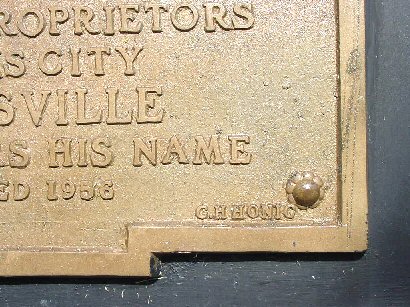 Oakhill Cemetery - Robert Evans Plaque