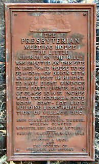 The Little Church on the Hill Plaque